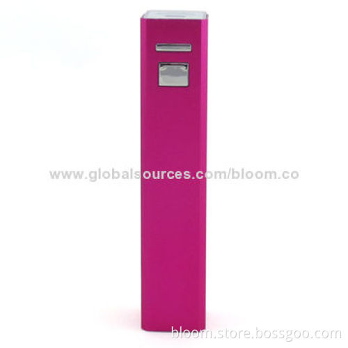 Power Bank with 2,600mAh, Ideal for iPhone 6/5S/5/4/4S, Full Capacity